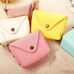 Coin Purses Macarons Small Purse Women's Cute Candy Color Clutch Bag 2024 Summer Fashion Girl Vintage Designer Student Key Case