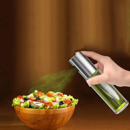 Glass Olive Oil Spray Bottle BBQ Cooking Baking Oil Vinegar Spray Bottles Water Pump Gravy Boats Grill BBQ Sprayer Kitchen Tools