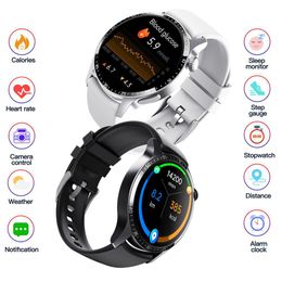 2023 F207 smart watch for men women non-invasive blood sugar body temperature and heart rate detection sports watch Bluetooth call watch suitable for IOS Android