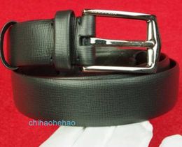Designer Borbariy belt fashion buckle genuine leather belt In stock genuine black cowhide needle buckle mens belt 40002281