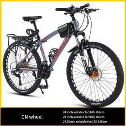 Bikes New Design Road Bicycle Flying Dove 26 inch 27.5 inch Dual Disc Brakes 21/24/27/30 Speed Outdoor Bicycle Mountain Bicycle Q240523