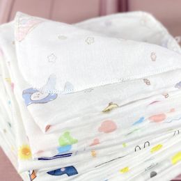 10pcs Baby Feeding Tootes Teddy Bear Bunny Dot Gráfico Impresso crianças pequenos lenços de lenço de enfermagem yyt308