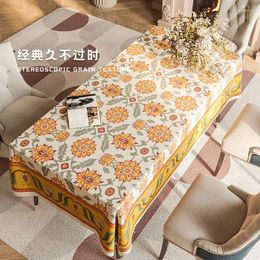 Table Cloth Light Luxury Rectangular Dining 2024 Cotton And Linen Sets Xidu Ruila 858|