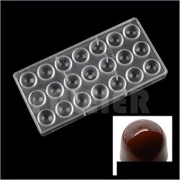 Baking Moulds Diy Homemade Chocolate Mould Big Size Classic Candy Polycarbonate Mods Plastic Baking Pastry Confectionery Tools 220601 Dh 287i