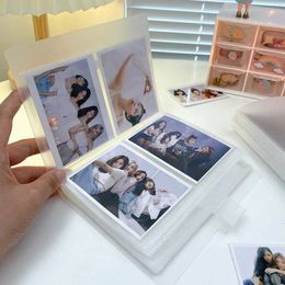 Albums Books 3/4/5/6 inch photo album Ins Kpop photo holder DIY idol star card collection book loose sticker picture card holder gift Q240523