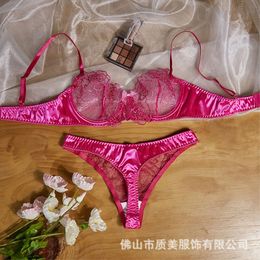 Fun lingerie womens red three point sexy lingerie lace seductive fun set 23067