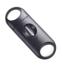Plastic Handle Stainless Steel V Shaped Blade Cigar Cutter Scissors VCut Clipper DHL SN20228866247