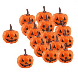 Decorative Flowers 16x Simulated Pumpkin Funny Foam Mini Craft Artificial For Halloween Rustic Harvest Holiday Decorating Tabletop