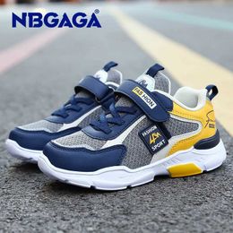 Athletic Outdoor Athletic Outdoor Childrens casual shoes boys breathable sports shoes summer air net childrens hook and loop student school shoes size 28-40 WX5.22