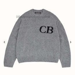S Sweaters 2024 Oversized Cole Buxton Sweater Men Women 1 Quality Black Grey Sweatshirts Knit Jacquard 230906