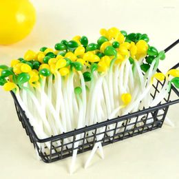 Decorative Flowers Simulation Vegetable Fake Bean Sprouts Food Model Restaurant Gourmet Shop Window Display Pography Props Kitchen