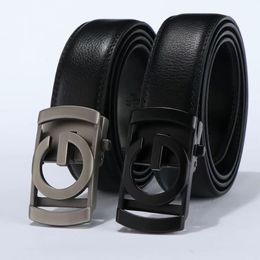 Fashion casual belts for men automatic buckle belt male chastity belts top fashion mens leather belt wholesale free shipping 227f