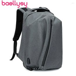Backpack Casual Style Mens Business USB Computer Bag Student Waterproof Outdoor Travel Rucksack Men Laptop Bags