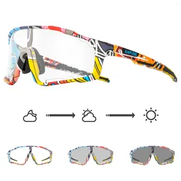 Outdoor Eyewear Kapvoe Pochromic Cycling Glasses Sunglasses For Men Women Sport Speed Road Mountain Bike Bicycle Cycl Goggle