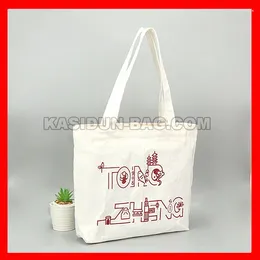 Shopping Bags (500pcs/lot) Size 36x36x10 Cm Custom Cotton Canvas Eco Calico Bag