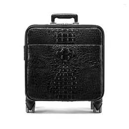 Suitcases Crocodile Luggage Box Business Universal Wheel Men And Women Trip