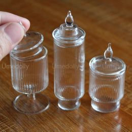 1PCS 1/6 Scale Classic Mini Glass Jar Miniature Dollhouse Kitchen Storage Can for BJD Blyth Doll Food Toy Accessories