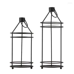 Candle Holders 2024 Minimalist Portable Holder Patio Hanging Desktop Tea Light Decorations