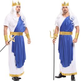 Halloween Adult King Neptune Poseidone Costume AMHC-002