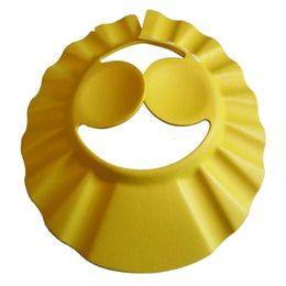 3PCS Shower Soft Visor for Kids Bath Washing Bathroom Safety Ear Eye Protective Hat Adjustable Hair Wash Gear