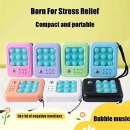 Decompression Toy 1 piece of random ball gear clip music squeezing bubble pressure reducing toy pressure reducing and sound releasing party g