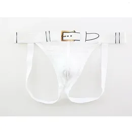 Underpants Men Sexy Briefs Jockstrap U Pouch Man Low Waist Panties Thongs Gay G-Srting Backless Men'S Underwear Cuecas