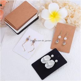 Other Labelling Tagging Supplies Earrings Necklaces Display Cards For Jewellery Boxed And Packaging Cardboard Hang Tag Card Ear Studs Pap Otrtx