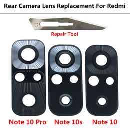 2Pcs/Lot Rear Back Camera Glass Lens For Redmi Note 9S 9 10 8 Pro 9 9A 9C 10s 5G Camera Lens For Xiaomi Mi Note 10 Lite 10T Pro