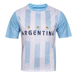 World Cup Argentina Soccer Jerseys Men Football Shirt Blue white stripes Tracksuit American Cup 240520