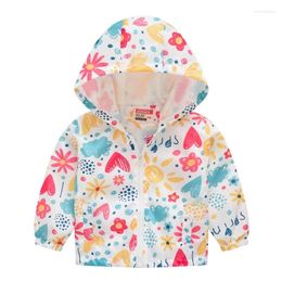 Jackets Kid Baby Boy Girl Jacket Cartoon Shirt Infant Toddler Coat Spring Autumn Warm Thick Outwear Clothes Hooded Tops