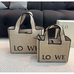 loeweve designer bag straw bag Luxury Bag Woody Beach Bag Handbag tote bag Fashion High Quality Shoulder Bag Large Capacity Shopping Bag Two Colour bag loevwe