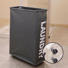 Household Rolling Laundry Hamper with Wheels Collapsible Laundry Basket Mesh Liner Waterproof Durable Laundry Bag organizer