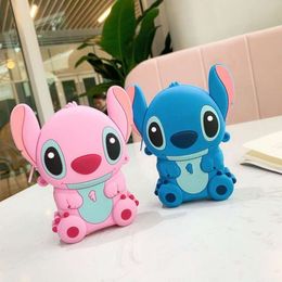 New Cute Cartoon Stitch Children's Fashion Crossbody Princess Mini Bag Silicone Zero Wallet 78% factory wholesale