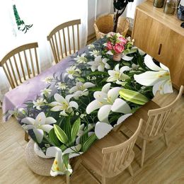 Table Cloth A192Customized White Sea Tablecloth Rectangular Butterfly Edge Desk