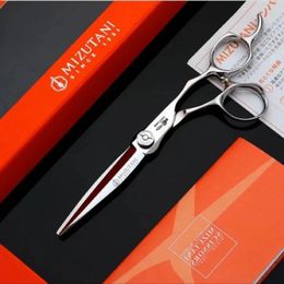 MIZUTANI barber Scissors professional hairdressing scissors 6.0 Inch scissors 440C material High end salon Hair cutting scissors 240522