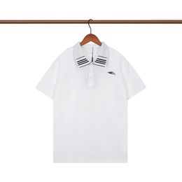New Mens Stylist Polo Shirts Luxury Italy Mens 2024 Designer Clothes Short Sleeve Fashion Summer T Shirt