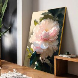 Nordic Classic Aesthetics Wall Art Pink Flowers HD Oil On Canvas Posters And Prints Home Bedroom Living Room Decoration Gifts