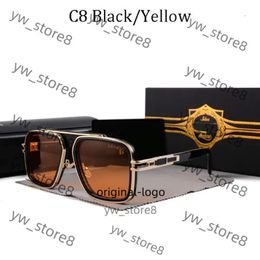 dita Dita Sunglasses sunglasses man dita 2024 Vintage Pilot Square top quality Fashion Designer Shades Golden Frame Style Sun Glasses Mens UV400 Gradient 2f4d