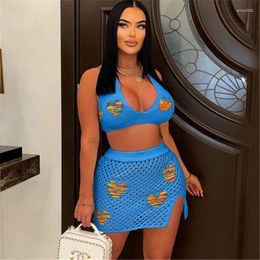 High Waisted Bikini Skirts Women Bottoms Push Up Crop Top Swimsuit Beach Bathing Suits Crochet Swimwewar Cover-ups Wrap Sarong