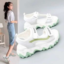 Sandals Womens sports sandals Korean version thick platform shoes casual shoes Womens outdoor beach sports sandalsL2405