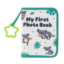 Albums Books Baby photo album promotes brain development baby memory book creates lasting memory for newborns soft cloth photo book Q240523