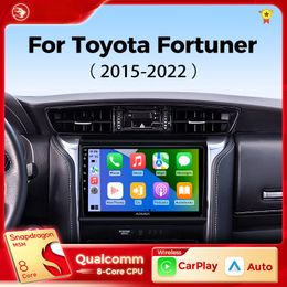 Car dvd For Toyota Fortuner 2015-2022 Car Radio Carplay Android Auto Touch Screen Multimedia Player Navigation GPS Auto radio