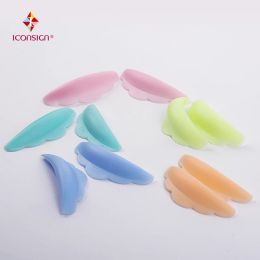 ICONSIGN 5 Pairs/Bag Colorful Eyelash Lift Pads Soft Silicone Recycle Lashes Perm Rods Eye Lash Lifting Curlers Makeup Tools