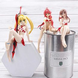 Action Toy Figures 3 style Sexy Bikini Girl Yuuki Asuna Action Figure Anime Collection Peripherals Doll Cute Model Toys Car Ornaments T240521