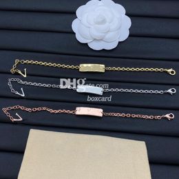 Stainless Steel Metal Bracelets Stylish Gold Plated Chain Bracelet Men Women Hiphop Chains 3 Colors