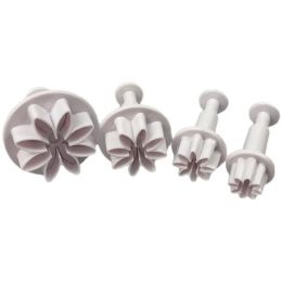 Mini Star Flower Plunger Cutter Fondant Biscuit Embossed Stamp Mold Cookies Cutter Diy Cookie Tool Cake Baking Decorating Tool