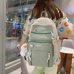 Backpack Fashion Big Student Badge Rucksack Girls School Bag Women Female Cute Leisure Travel Mochila