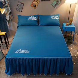 Bedding Sets Percale Microfiber Crown Bed Skirt Pillow Case Sheet Set Double Twin Single Size Linen