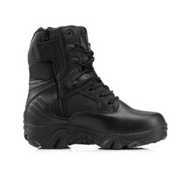 Men Military Tactical Boots Winter Leather Black Special Force Desert Ankle Combat Boots Safety Work Shoes Army Boots