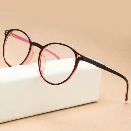 KOTTDO Retro Plastic Round Computer Eye Glasses Frame Women Vintage Myopia Female Eyeglasses Men Eyewear